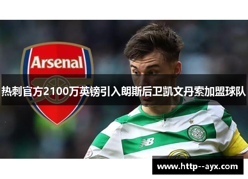 热刺官方2100万英镑引入朗斯后卫凯文丹索加盟球队